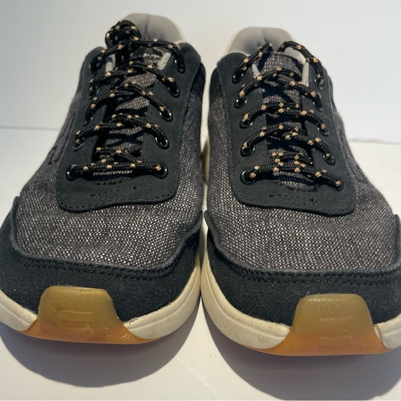 TOMS Tennis Shoes Arroyo Athletic Sneakers Lace‎ Up Navy Blue & Cream Woman Sz 7 - Picture 5 of 8